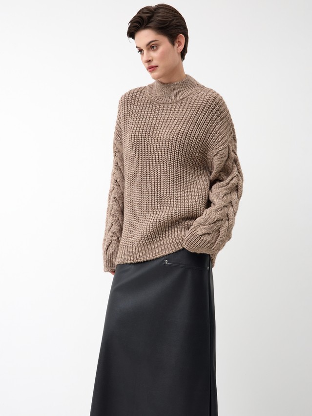 Women's pullover CONTE ELEGANT LDK24136, s.170-84, beige melange - 1