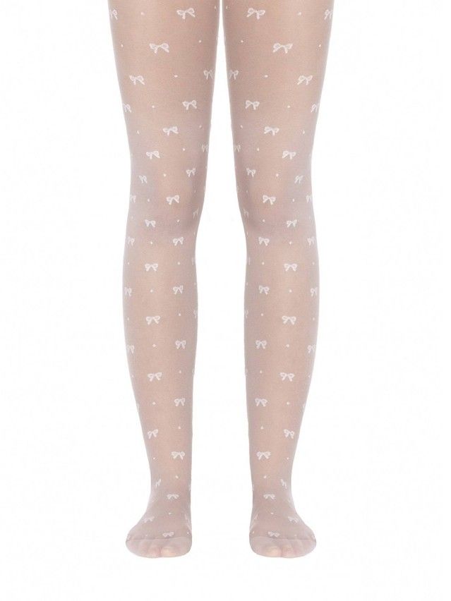 Children's tights CONTE ELEGANT AMELIE, s.146-152, bianco - 2