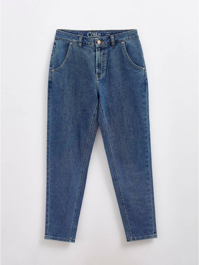 Denim trousers CONTE ELEGANT CON-362, s.170-102, mid blue - 9