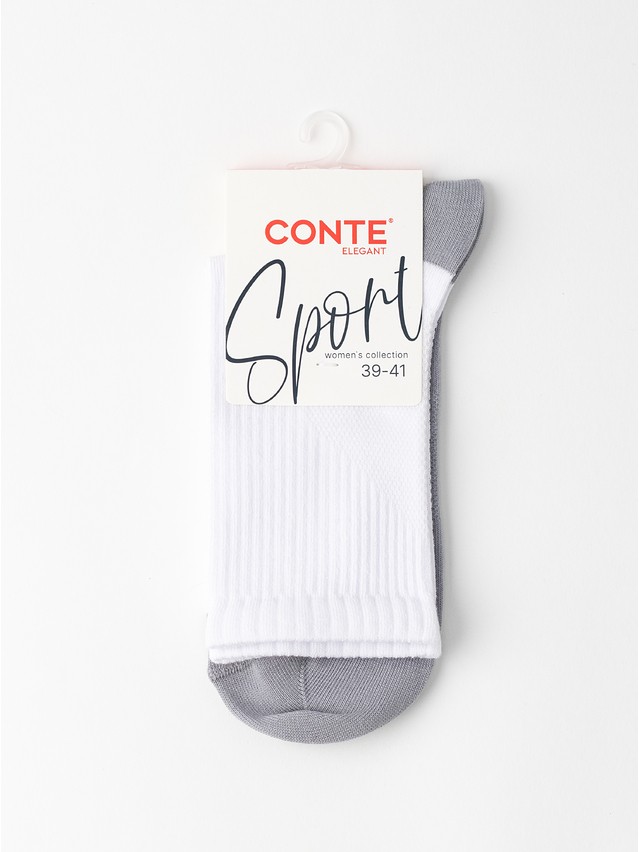 Women's socks CONTE ELEGANT SPORT, s.23-25, 1126 white - 5