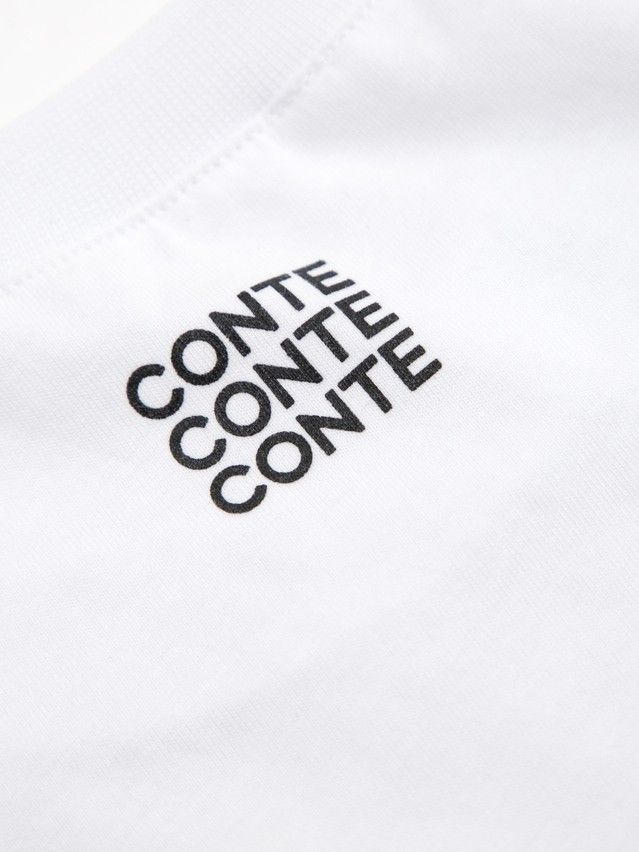 Women's polo neck shirt CONTE ELEGANT LD 3029, s.170-92, white-taksa - 8