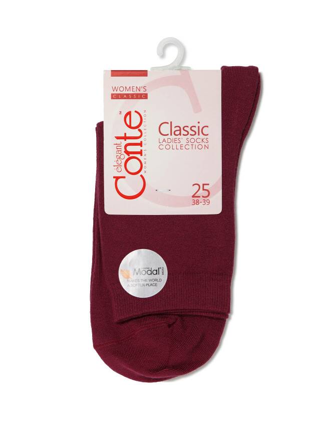Women's socks CONTE ELEGANT CLASSIC, s.23, 000 mauve - 3