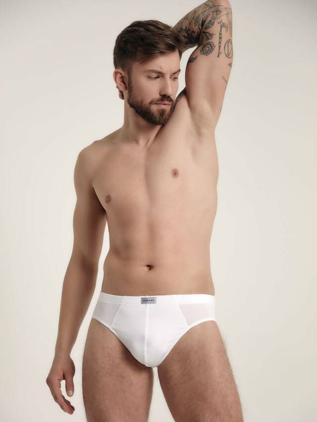 Men's underpants DiWaRi BASIC MSL 128, s.102,106/XL, white - 1