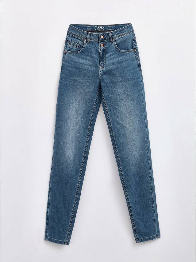 Denim trousers CONTE ELEGANT CON-402, s.170-102, washed blue - 4