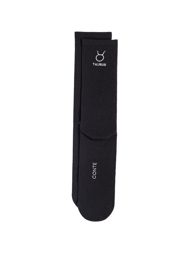 Men's socks CONTE, s.27-29, 637 black - 3