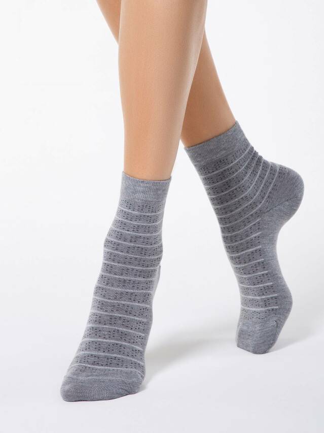 Women's socks CONTE ELEGANT COMFORT, s.23, 047 grey - 1