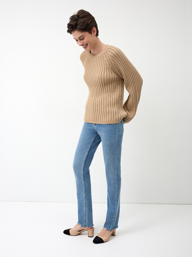 Women's pullover CONTE ELEGANT LDK24117, s.170-84, camel - 1