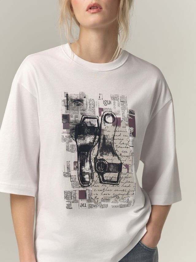 Women's polo neck shirt CONTE LD 3449, s.170-88, white-shoes - 5