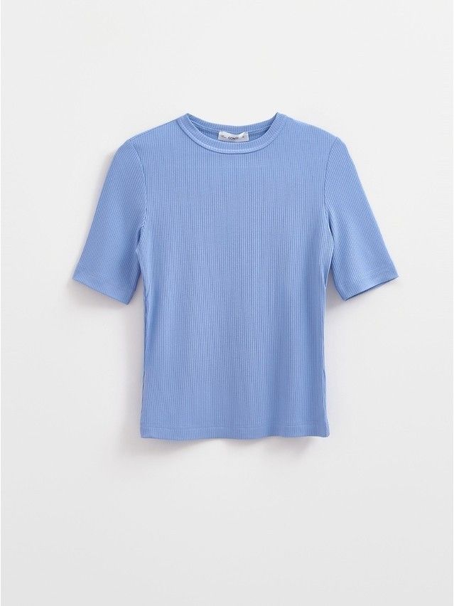 Women's polo neck shirt CONTE ELEGANT LD 2639, s.170-92, cornflower - 5