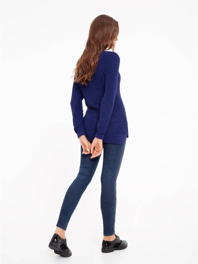 Women's polo neck shirt CONTE ELEGANT LDK040, s.170-84, dark blue - 2