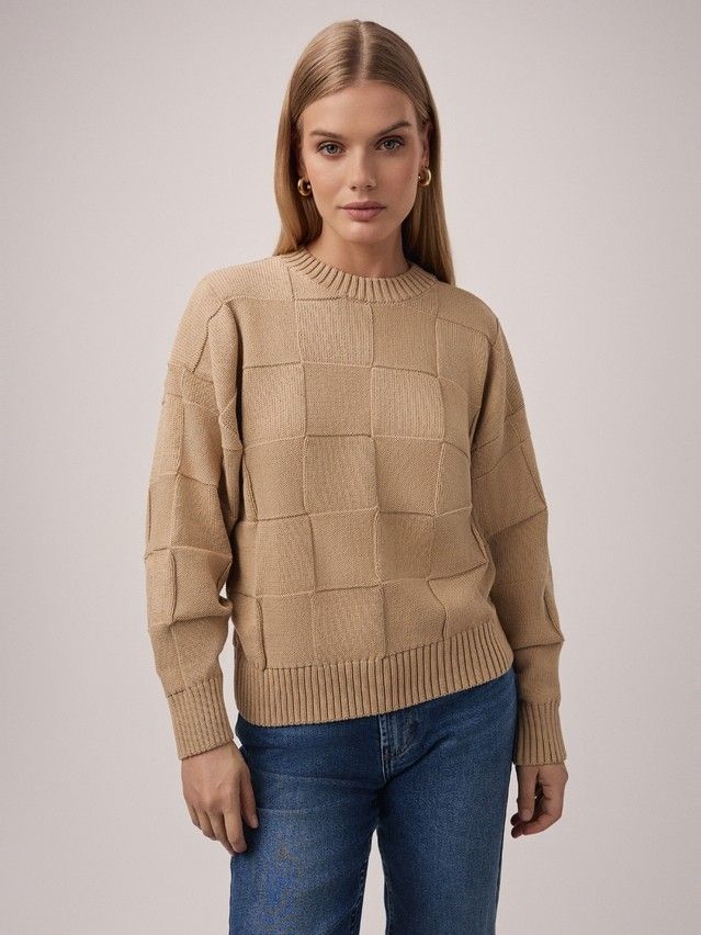 Women's pullover CONTE ELEGANT LDK2396, s.170-84, peanut - 2