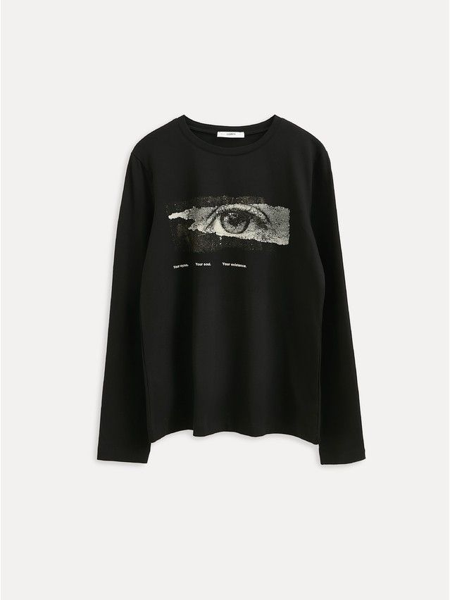Women's polo neck shirt CONTE LD 3287, s.170-88, black-eye - 6