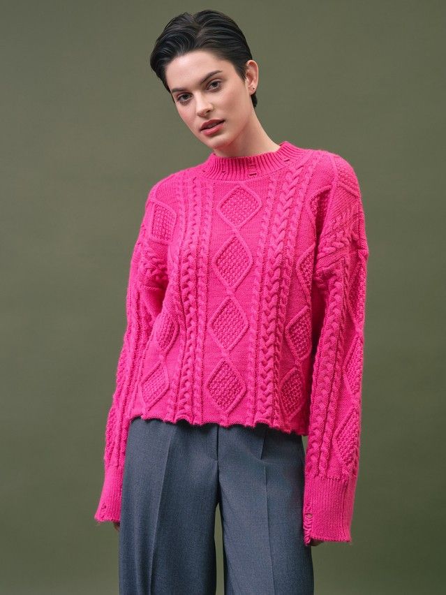 Women's pullover CONTE ELEGANT LDK24129, s.170-84, pink - 5