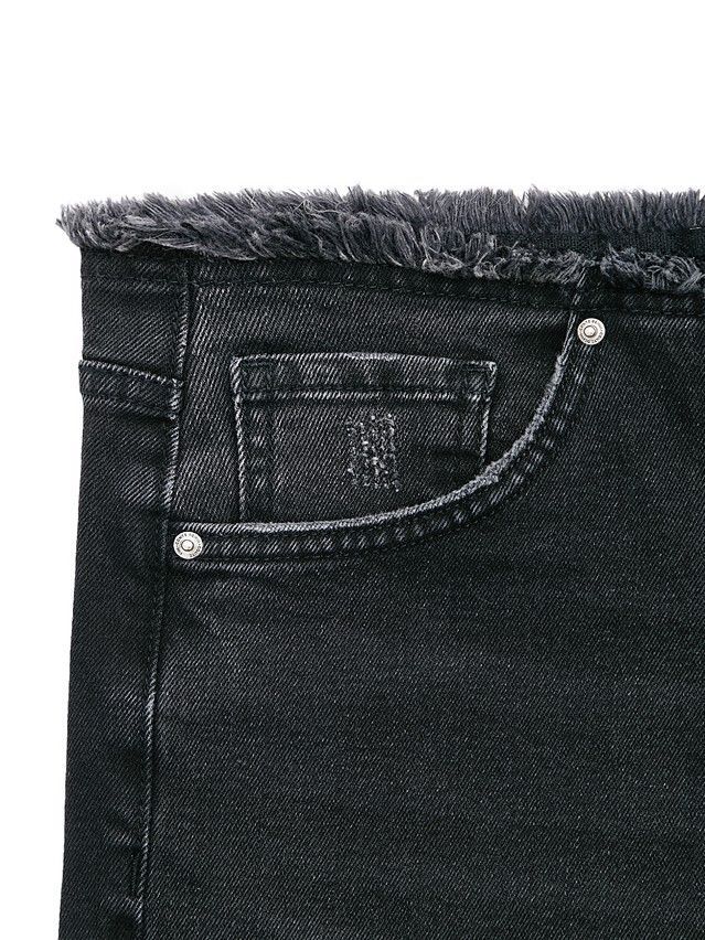 Denim trousers CONTE ELEGANT CON-745, s.170-102, black - 11