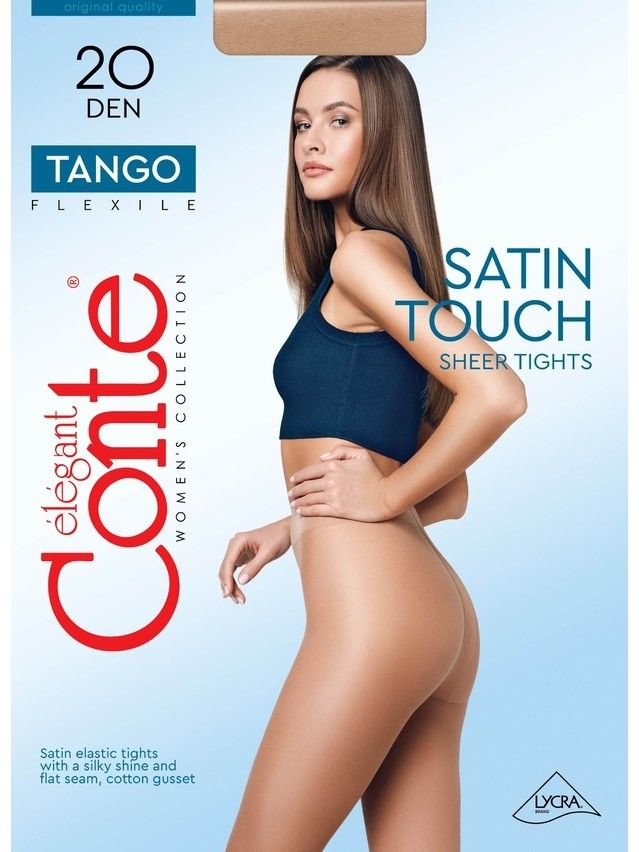 Women's tights CONTE ELEGANT TANGO 20, s.2, bianco - 4