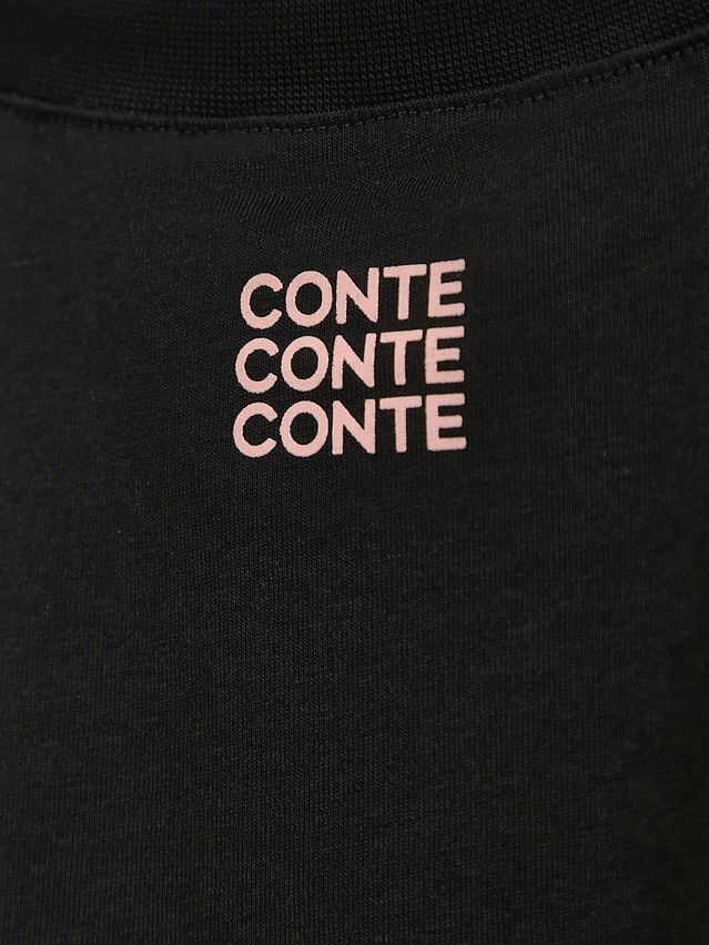 Women's polo neck shirt CONTE ELEGANT LD 3036, s.170-92, black-cat club - 6