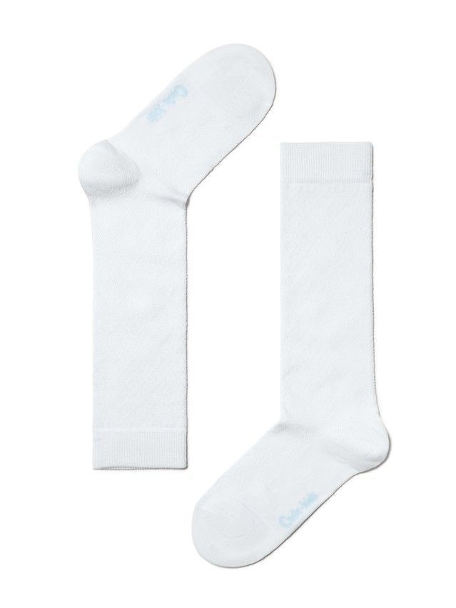 Children's knee high socks CONTE-KIDS TIP-TOP, s.30-32, 004 white - 2