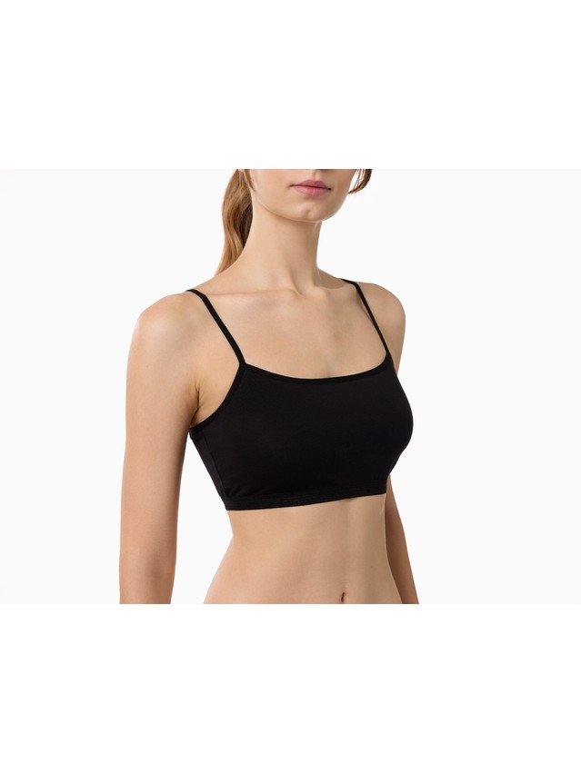Woman's sleeveless top CONTE ELEGANT BASIC COLLECTION LT 5017, s.170-84, black - 2