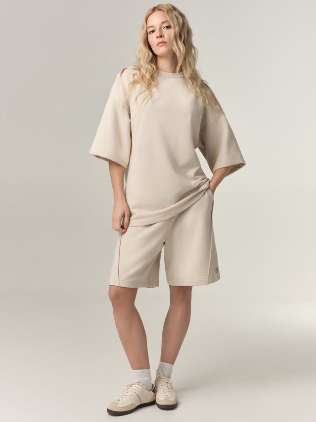 Women's shorts CONTE LS 3378, s.170-90, matte beige - 1