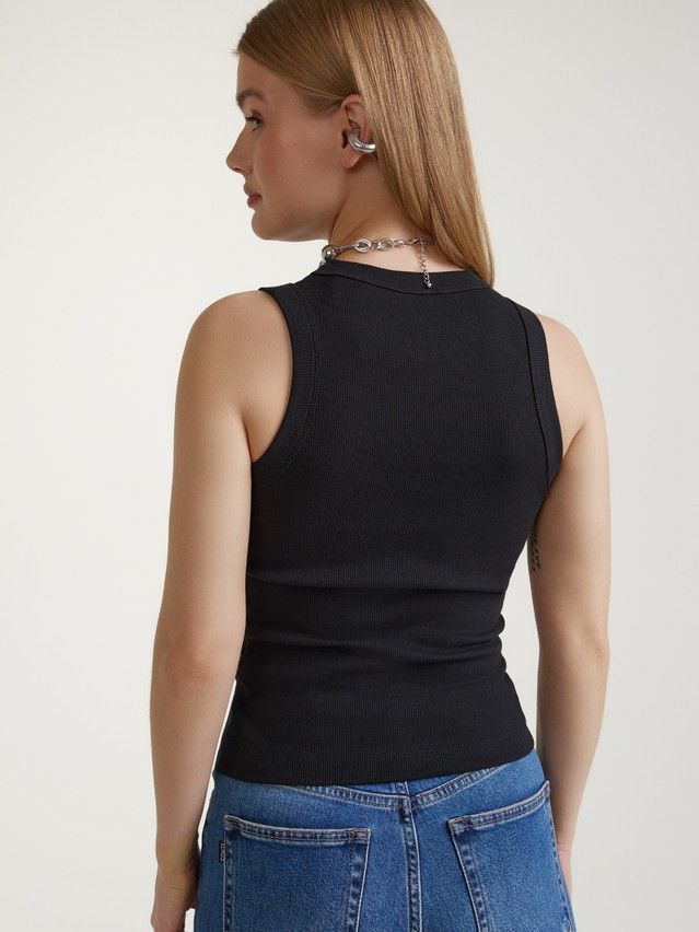 Women's polo neck shirt CONTE ELEGANT LD 3278, s.170-84, black - 4