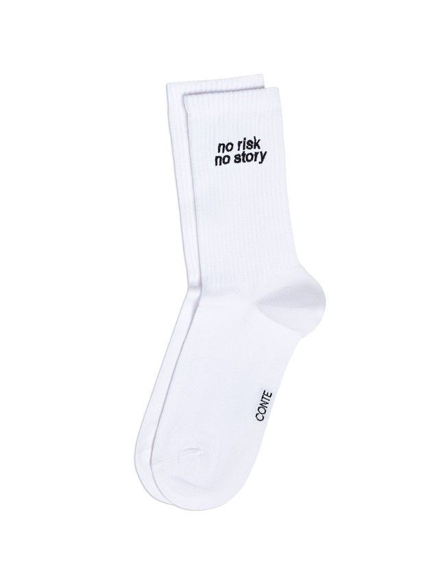 Women's socks CONTE FANTASY, s.23-25, 698 white - 3