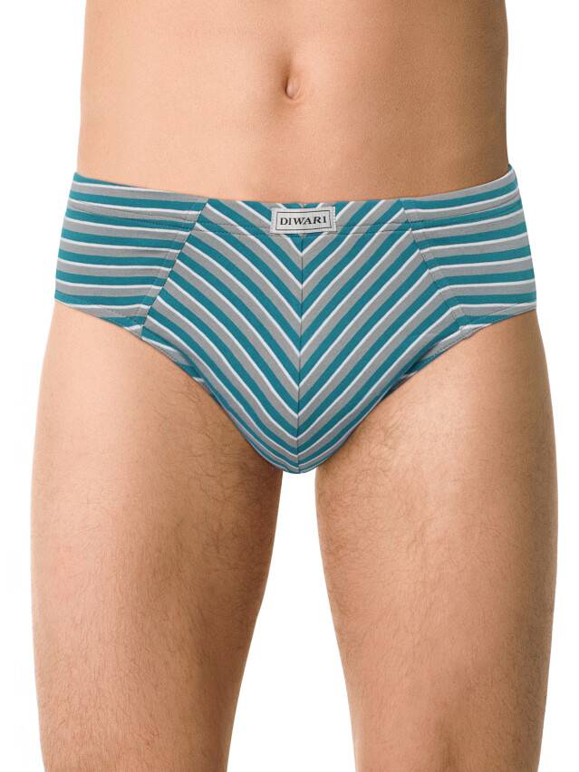 Men's underpants DiWaRi BAND MSL 873, s.78,82, grey-sea green - 2
