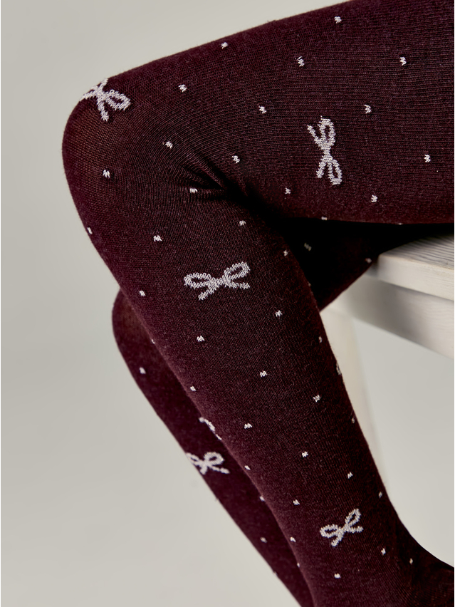 Children's tights CONTE-KIDS TIP-TOP, s.116-122 (18),545 wine-coloured - 3