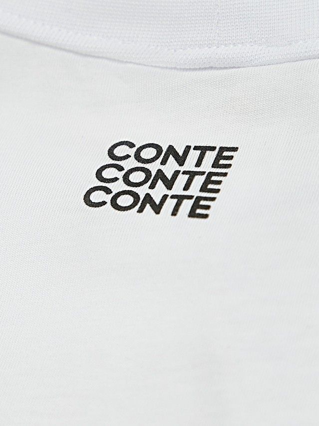 Women's polo neck shirt CONTE LD 3449, s.170-88, white-lips - 9