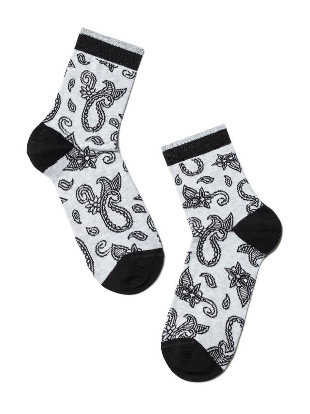 Women's cotton socks CLASSIC 7С-22SP, s.36-37, 201 light gray - 2