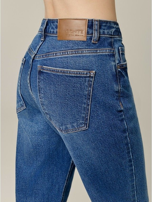 Denim trousers CONTE ELEGANT CON-705, s.170-102, blue - 7