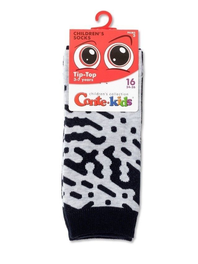 Children's socks CONTE-KIDS TIP-TOP (3 pairs),s.24-26, 739 assorted - 5