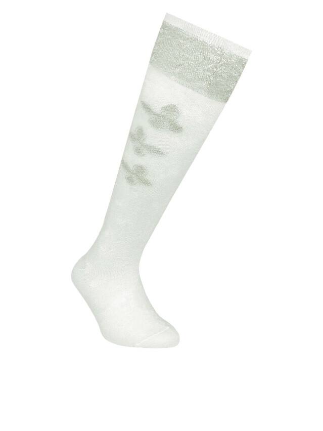 Children's knee high socks CONTE-KIDS TIP-TOP, s.22, 015 lettuce green - 1