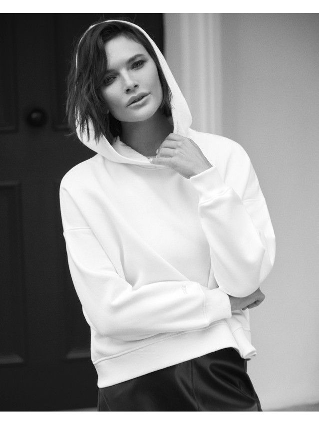 Women's polo neck shirt CONTE ELEGANT LD 1488, s.170-88, off-white - 1