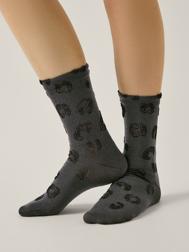 Women's socks CONTE ELEGANT CLASSIC, s.23-25, 688 graphite - 1