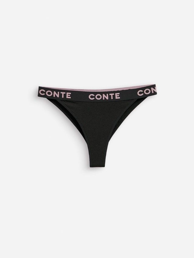Women's panties CONTE ELEGANT COMFY LINE LTA 2992, s.90, black-pink - 5