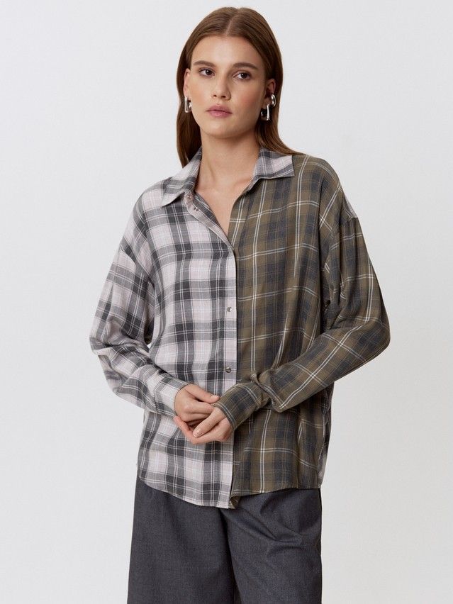 Women's shirt CONTE LRU 3464, s.170-84-90, beige-khaki - 2