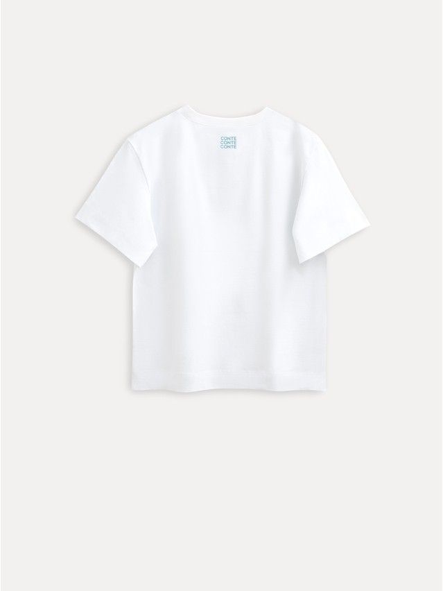 Women's polo neck shirt CONTE ELEGANT LD 3029, s.170-92, white-lyubou - 7