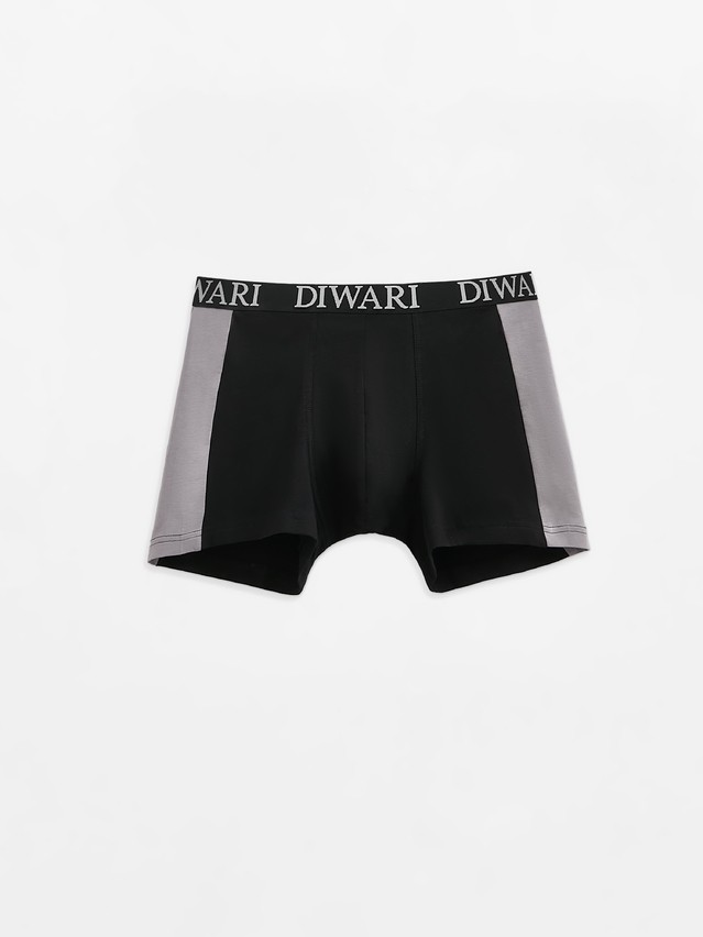 Men's underpants DIWARI BASIC MSH 2733, s.78,82, black-grey - 1