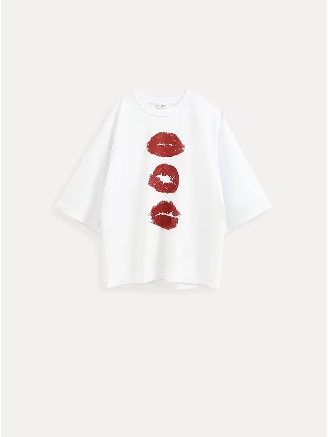 Women's polo neck shirt CONTE LD 3449, s.170-88, white-lips - 7