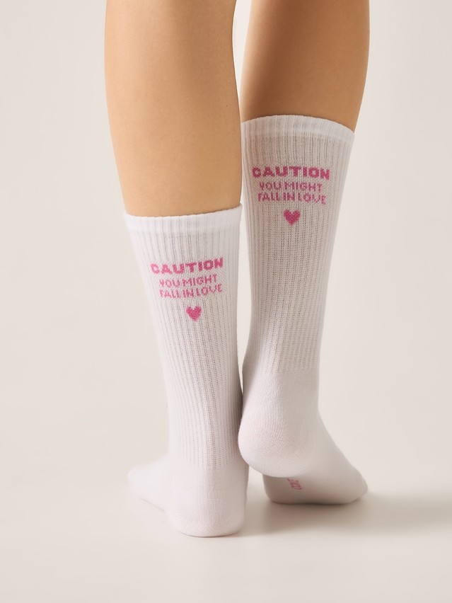Women's socks CONTE ELEGANT ACTIVE, s.23-25, 709 white - 1