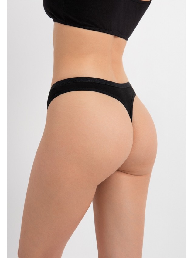 Women's panties CONTE ELEGANT COMFORT COTTON LST 5569, s.90, black - 3