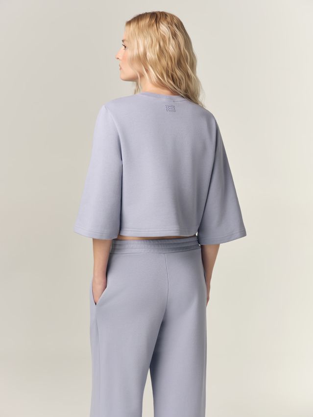 Women's polo neck shirt CONTE LD 3386, s.170-88, denim blue - 5