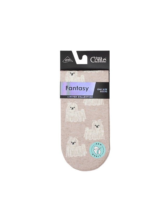 Women's socks CONTE ELEGANT FANTASY, s.23-25, 729 ash pink - 4