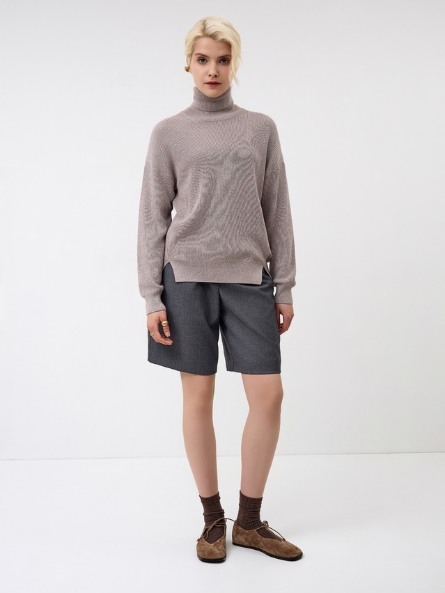 Women's pullover CONTE ELEGANT LDK24108, s.170-84, cappuccino melange - 5