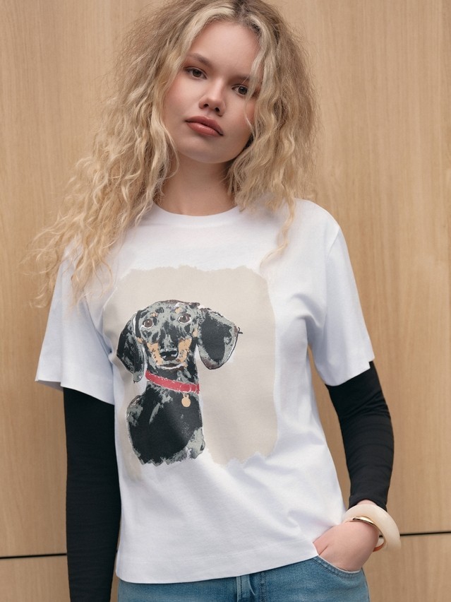 Women's polo neck shirt CONTE ELEGANT LD 3029, s.170-92, white-taksa - 1