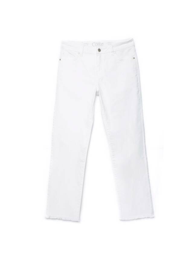 Denim trousers CONTE ELEGANT CON-118, s.170-102, white - 4