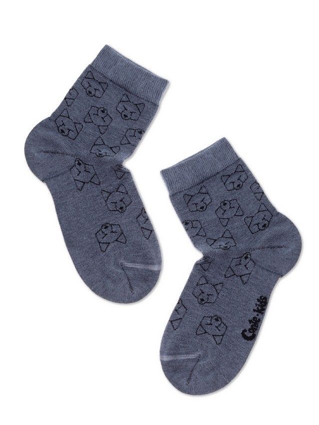 Children's socks CONTE-KIDS CLASS, s.21-23, 612 denim - 4