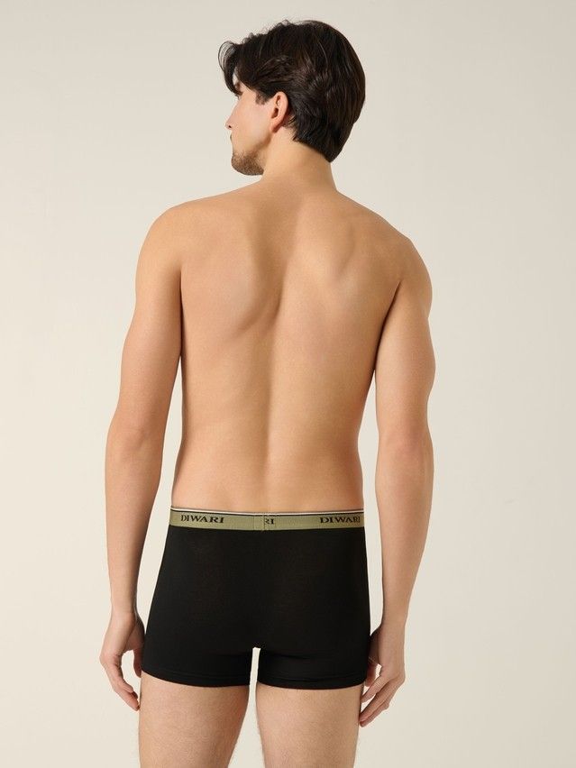 Men's underpants DIWARI PREMIUM MSH 1568, s.78,82, black-khaki strip - 3