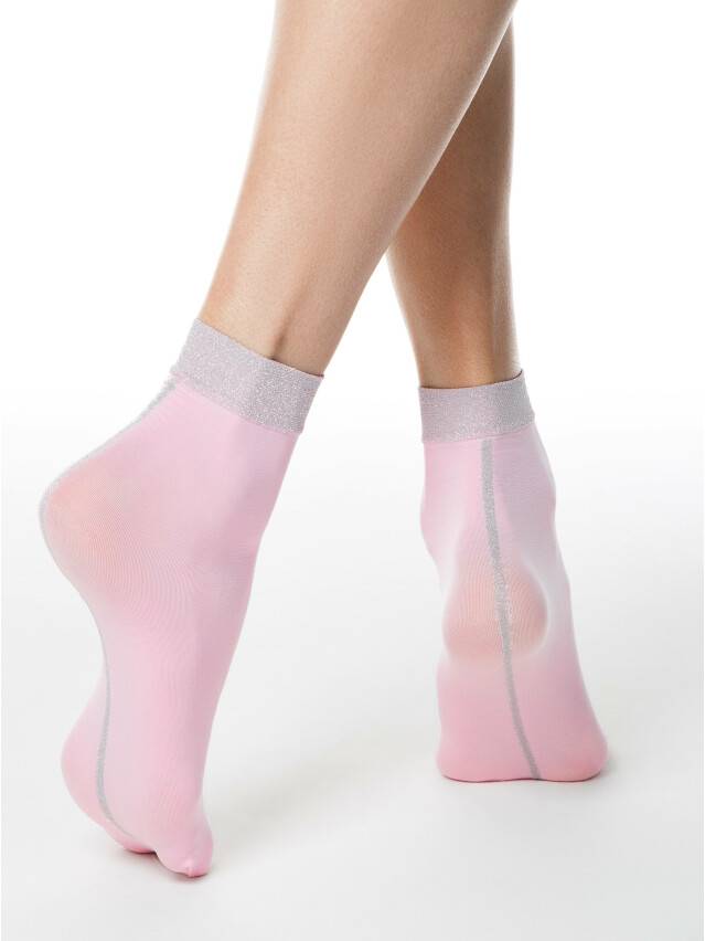 Women's socks CONTE ELEGANT FANTASY, s.23-25, light pink - 2