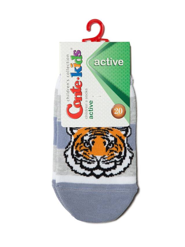 Children's socks CONTE-KIDS ACTIVE, s.30-32, 332 light denim - 2